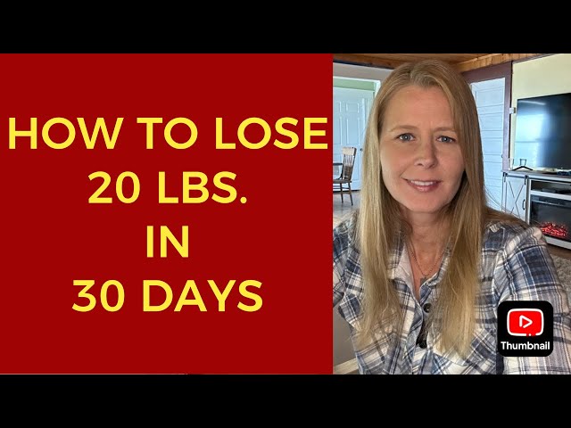 Lose 20 Pounds in 60 Days: Secrets Revealed by Real People