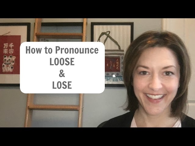 Mastering the Pronunciation of 'Loses': A Deep Dive into Common Errors